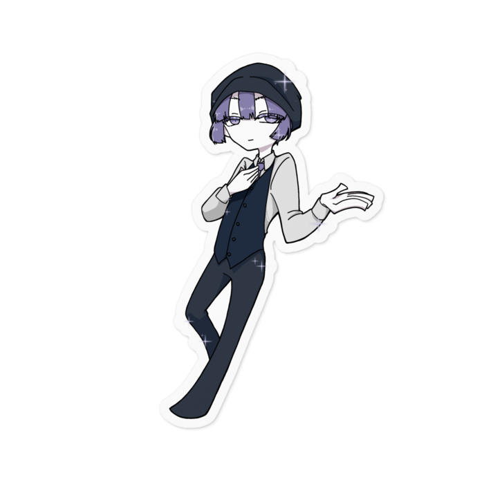 ステッカー - 100 x 100 (mm)