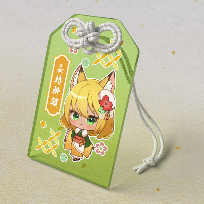 アクリルお守り - 50 × 80mm