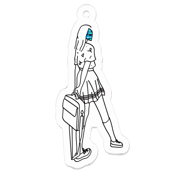 アクリルキーホルダー - 50 x 50 (mm)