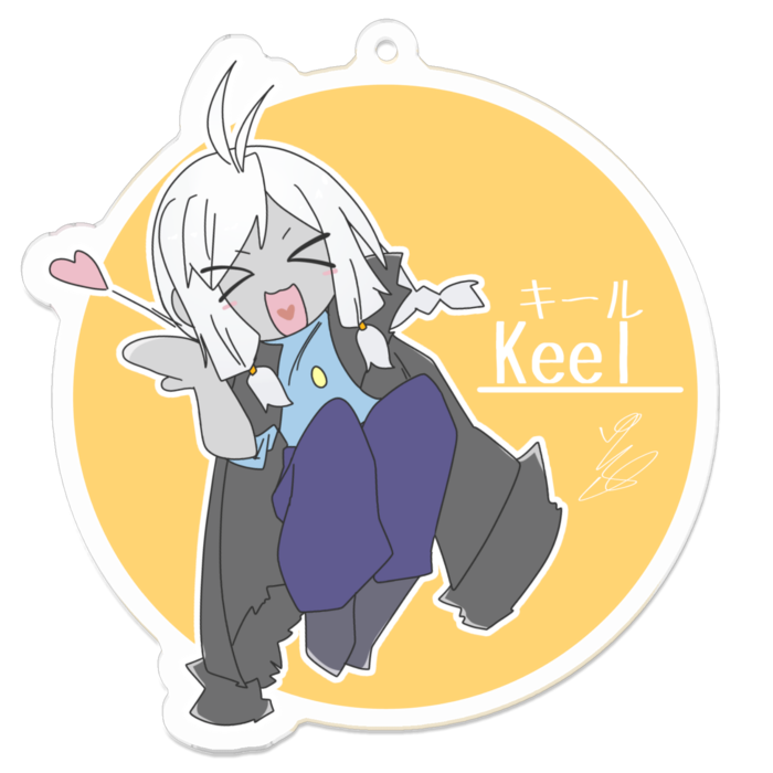 アクリルキーホルダー - 70 x 70 (mm)