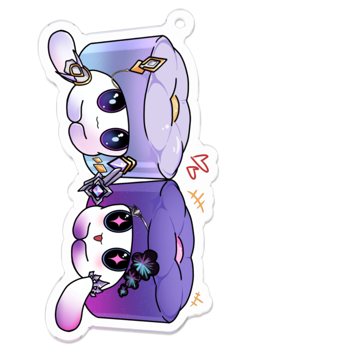 アクリルキーホルダー - 70 x 70 (mm)