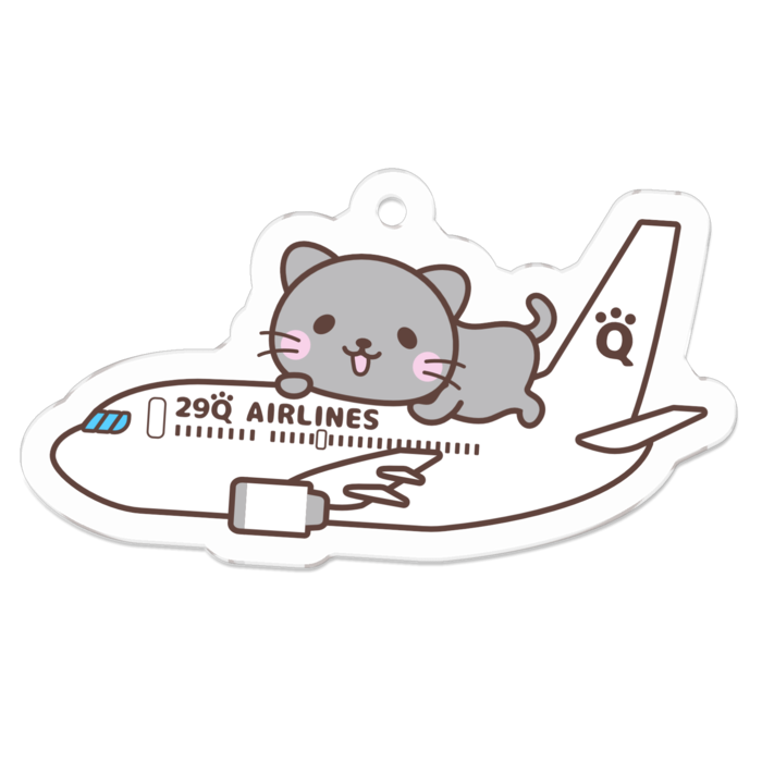 アクリルキーホルダー - 50 x 50 (mm)