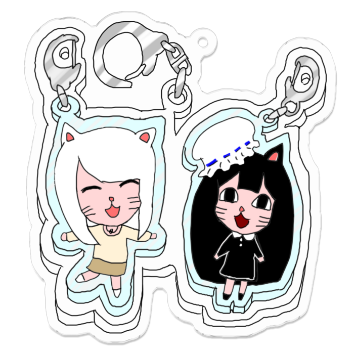 アクリルキーホルダー - 70 x 70 (mm)