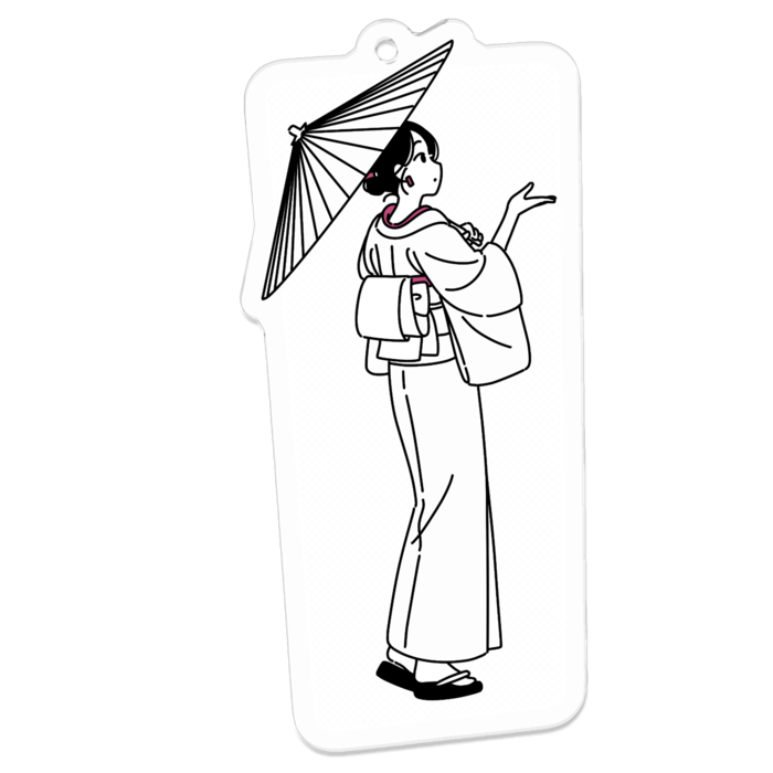 アクリルキーホルダー（コーティング） - 70 x 70 (mm)