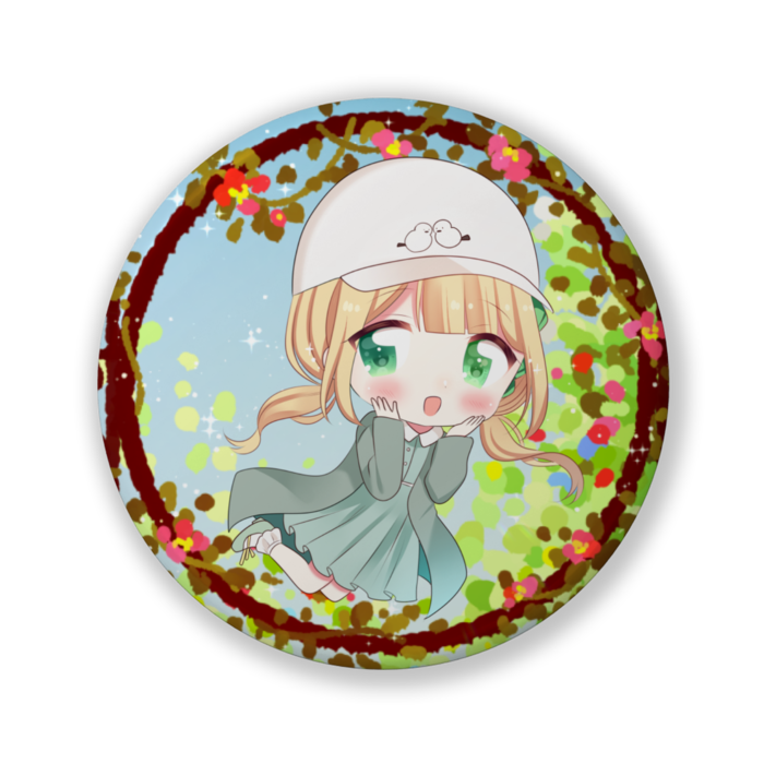 朱音 ミニキャラ 缶バッチ (Birthday goods 2023)