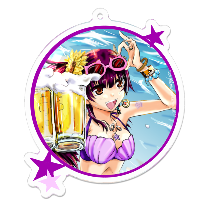 アクリルキーホルダー - 70 x 70 (mm)