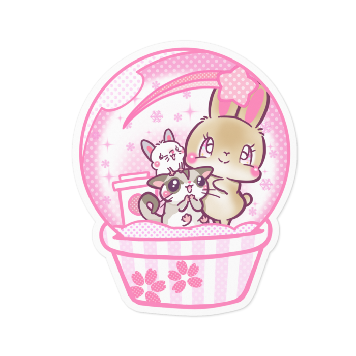 ステッカー - 100 x 100 (mm)