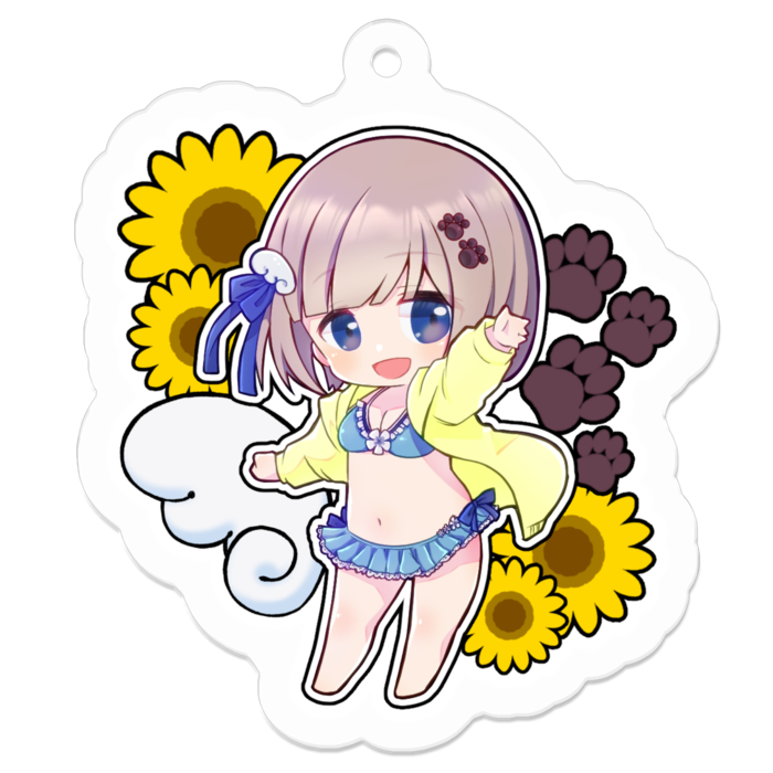 アクリルキーホルダー - 50 x 50 (mm)