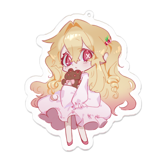 アクリルキーホルダー - 100 x 100 (mm)