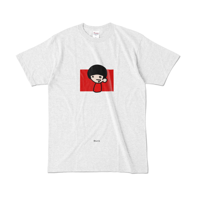 Tシャツ - L - アッシュ (淡色)