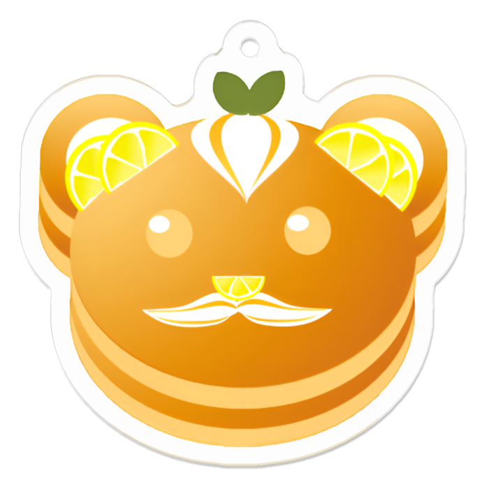 アクリルキーホルダー - 50 x 50 (mm)