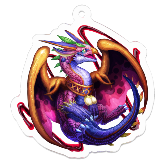 アクリルキーホルダー - 50 x 50 (mm)