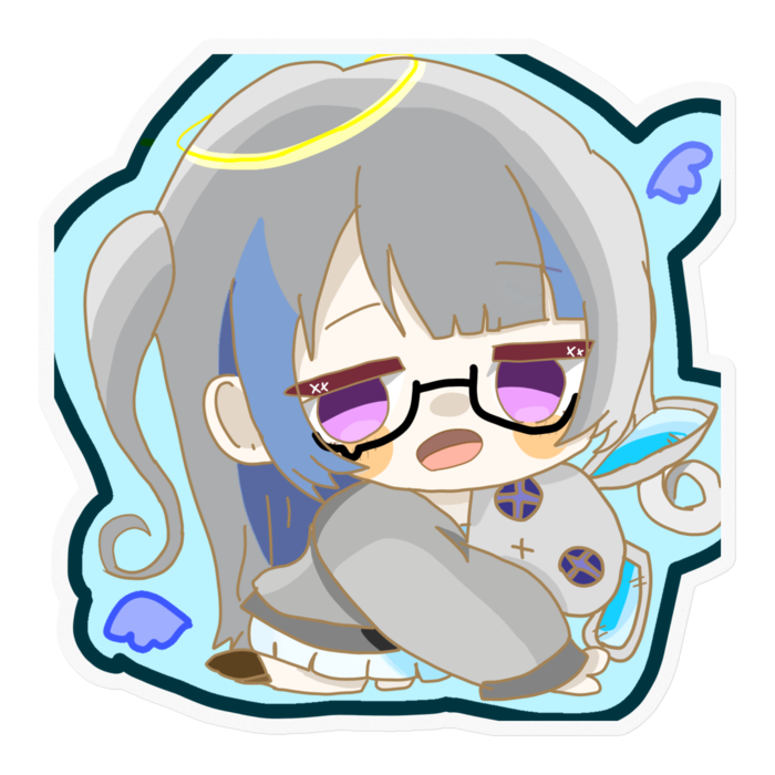 クリアステッカー - 100 x 100 (mm)