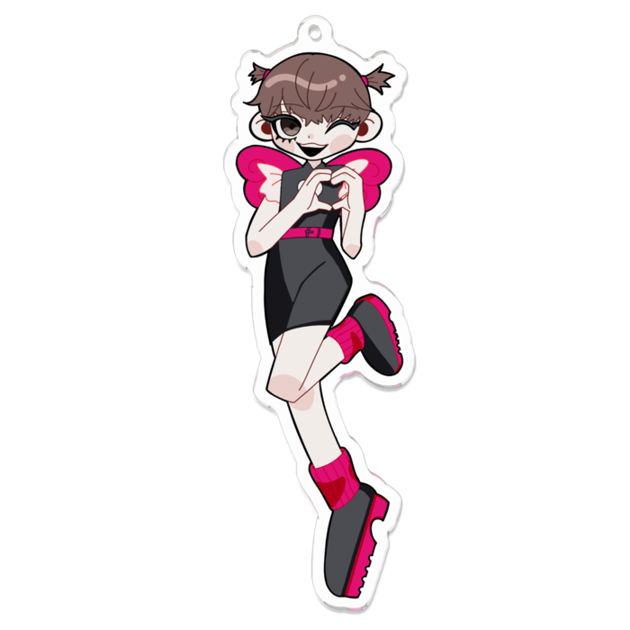 アクリルキーホルダー - 100 x 100 (mm)