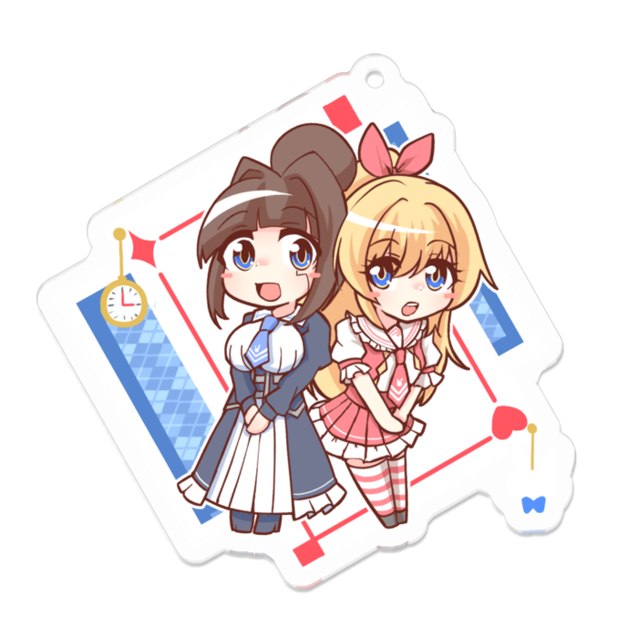 アクリルキーホルダー - 70 x 70 (mm)