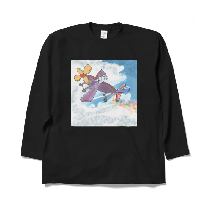 ロングスリーブTシャツ - XL - ブラック