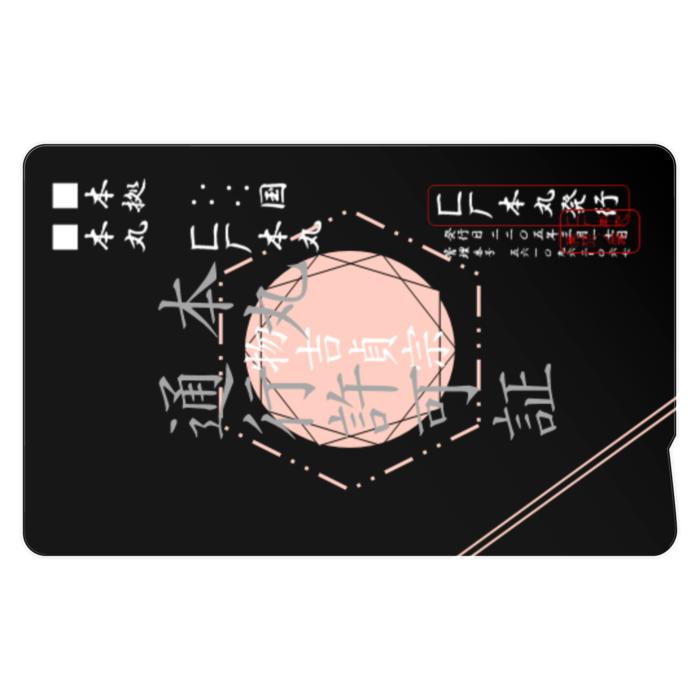 ICカードステッカー - 約85.7x53.9(mm)