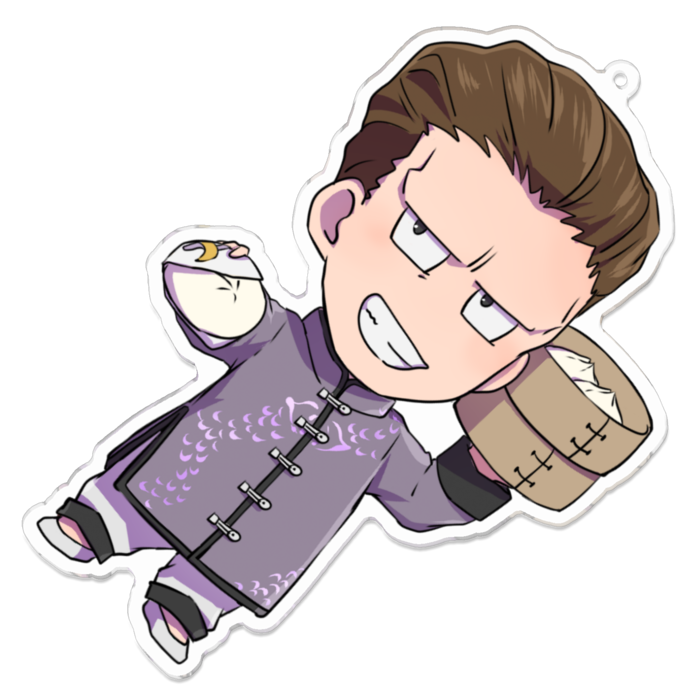 アクリルキーホルダー - 100 x 100 (mm)