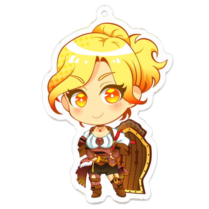 アクリルキーホルダー - 70 x 70 (mm)