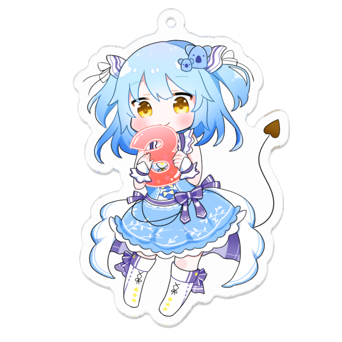 アクリルキーホルダー - 70 x 70 (mm)