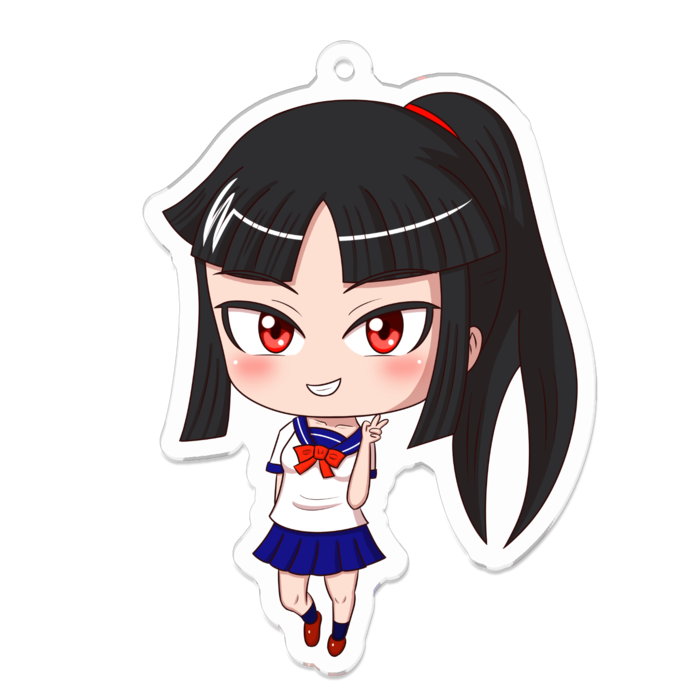 アクリルキーホルダー（コーティング） - 70 x 70 (mm)