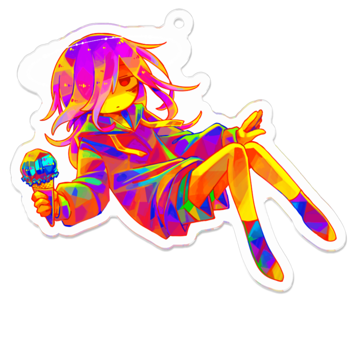 アクリルキーホルダー - 70 x 70 (mm)