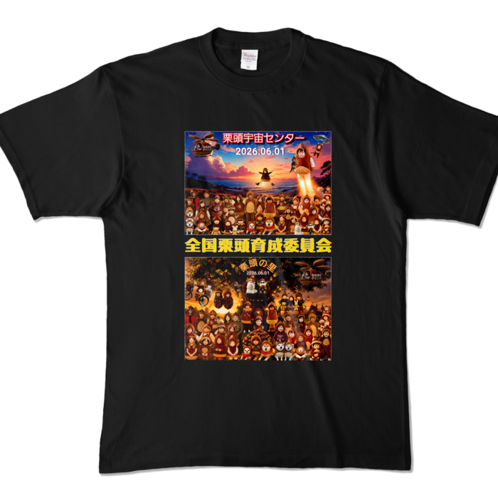カラーTシャツ - XL - ブラック (濃色)