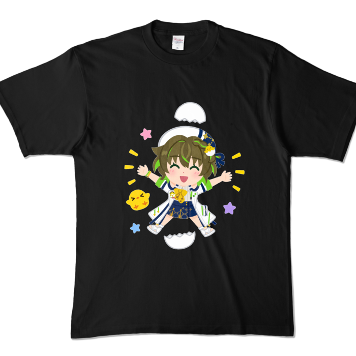 カラーTシャツ - XL - ブラック (濃色)