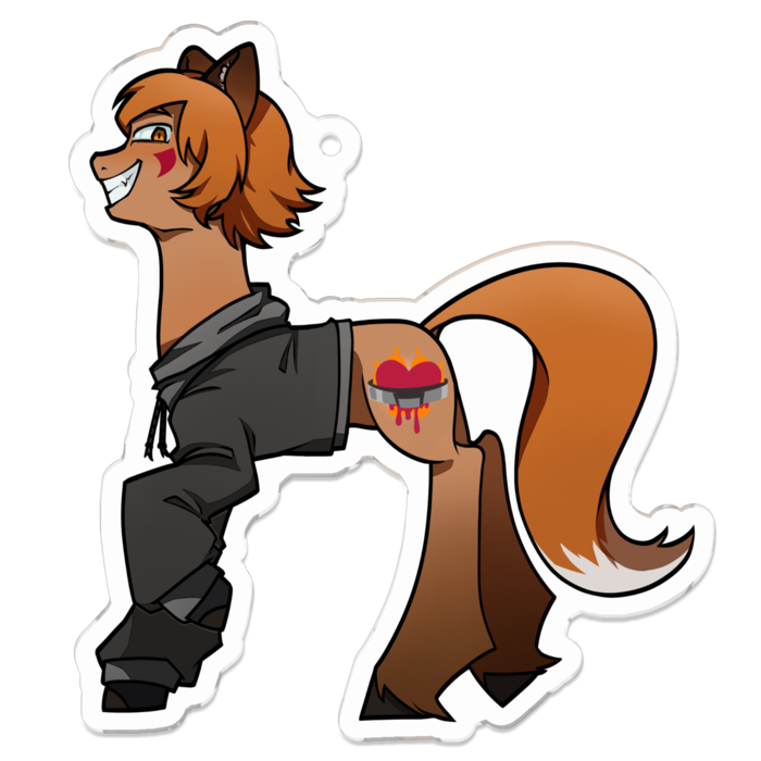 アクリルキーホルダー - 70 x 70 (mm)