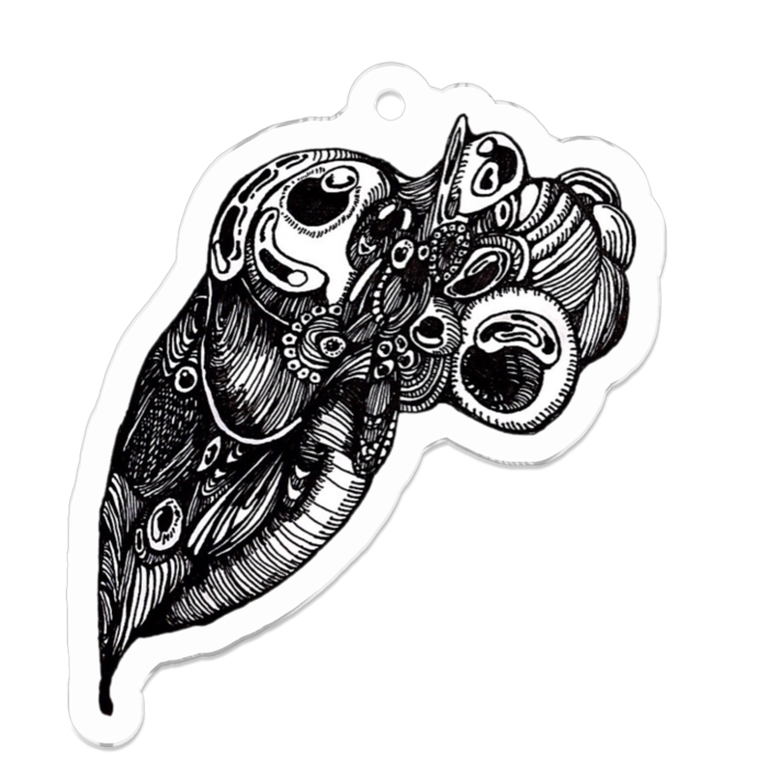 アクリルキーホルダー - 50 x 50 (mm)