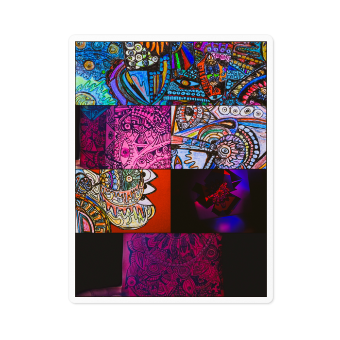 ステッカー - 100 x 100 (mm)