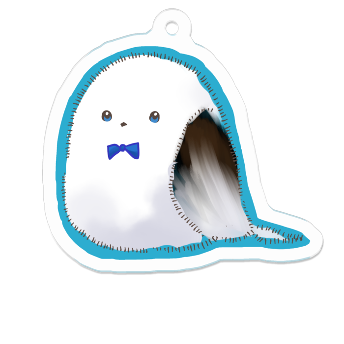 アクリルキーホルダー（コーティング） - 50 x 50 (mm)