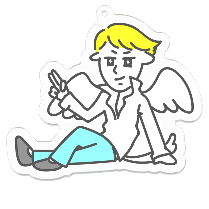 アクリルキーホルダー - 70 x 70 (mm)