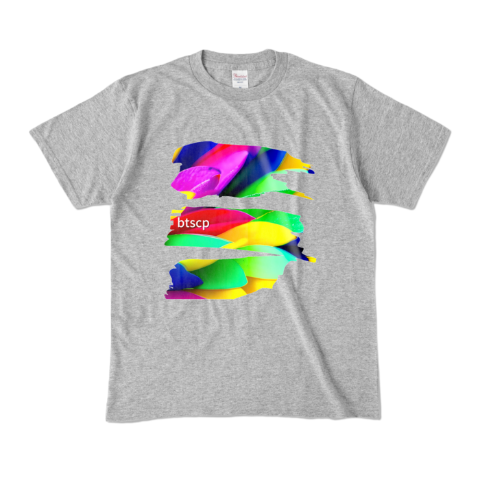 カラーTシャツ - M - 杢グレー (濃色)
