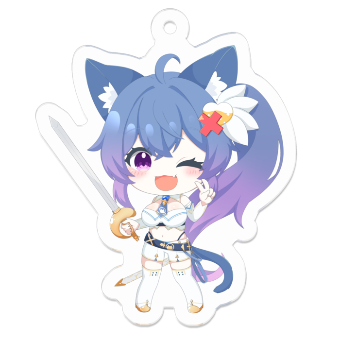 アクリルキーホルダー - 50 x 50 (mm)
