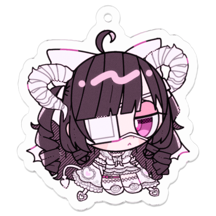 アクリルキーホルダー - 50 x 50 (mm)