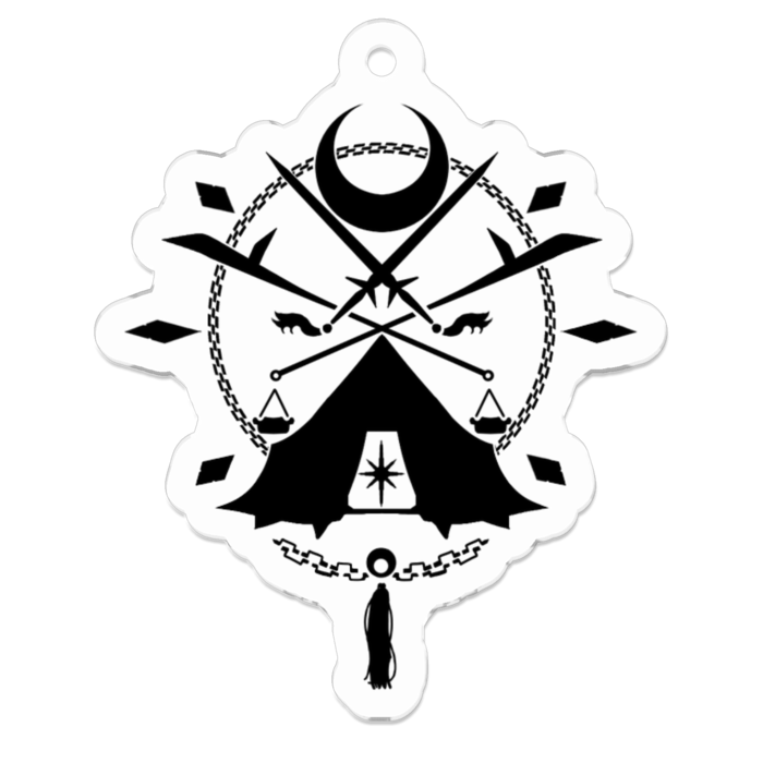 アクリルキーホルダー - 50 x 50 (mm)