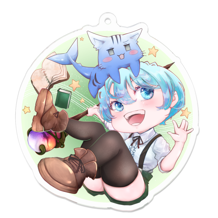 アクリルキーホルダー - 70 x 70 (mm)