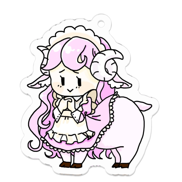 アクリルキーホルダー - 50 x 50 (mm)