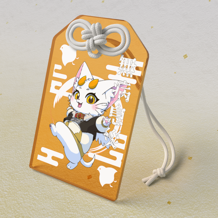 アクリルお守り - 50 × 80mm