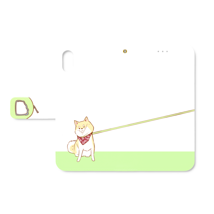 手帳型iPhoneケース - iPhone XS / X - ストラップ穴 あり