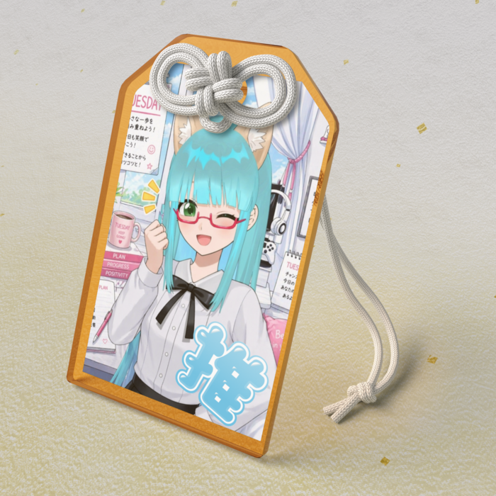 アクリルお守りG - 50 × 80mm