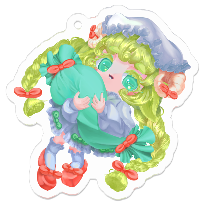 アクリルキーホルダー - 50 x 50 (mm)