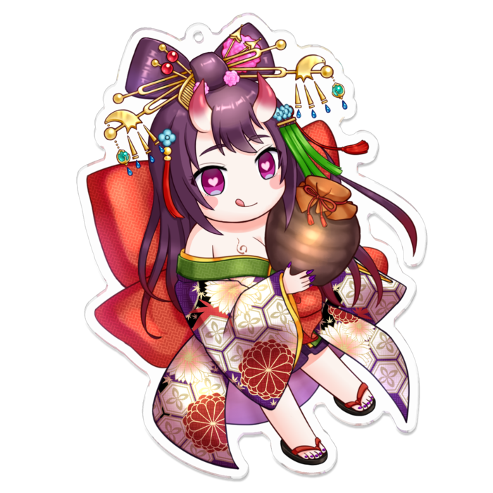アクリルキーホルダー - 100 x 100 (mm)
