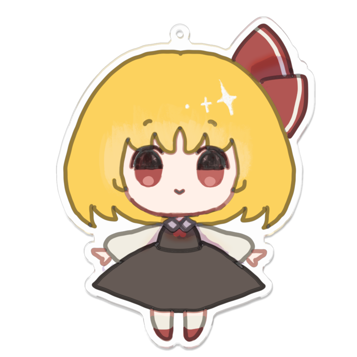 アクリルキーホルダー - 100 x 100 (mm)