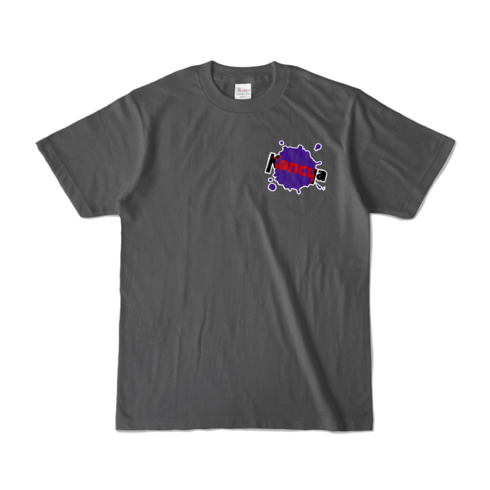 Koncua:カラーTシャツ - S - チャコール (濃色)