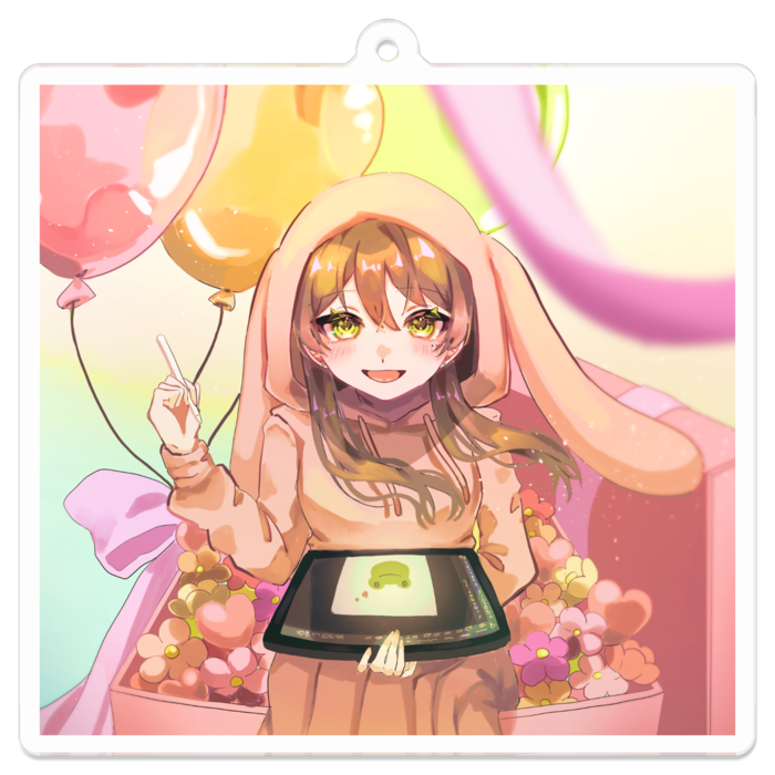 アクリルキーホルダー - 70 x 70 (mm)