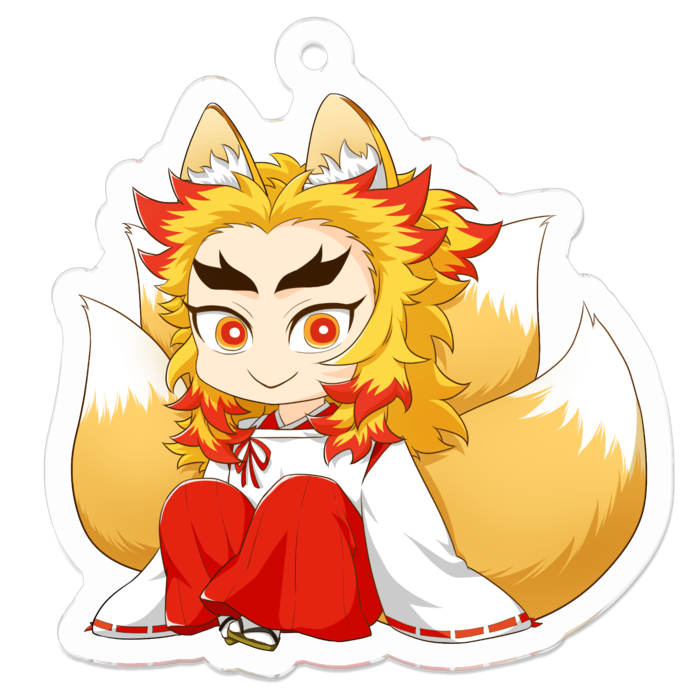 アクリルキーホルダー - 50 x 50 (mm)