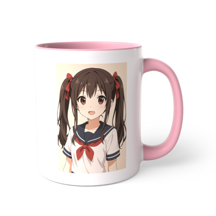 ツートンカラーマグカップ - 直径 8.2cm / 高さ 9.5cm