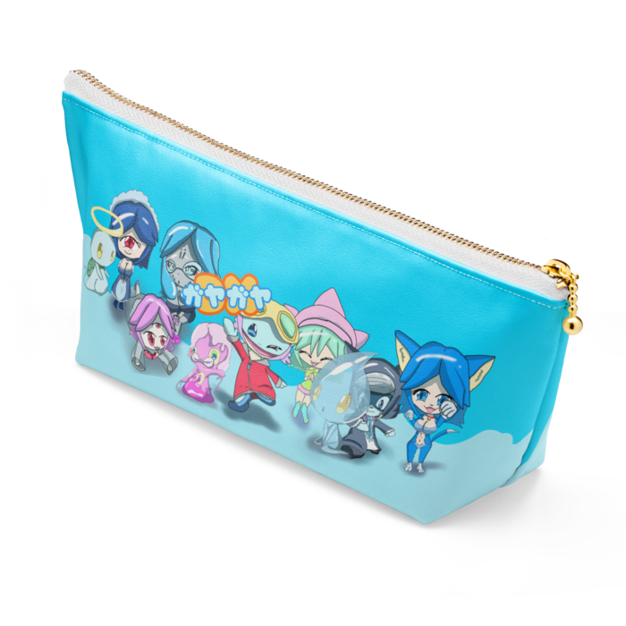 ポーチ - 長さ21.5cm / 高さ10cm - ホワイト